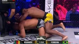 Francis Ngannou Vs Renan Ferreira  Ngannou Win PFL Battle of The Giants riyadh  mma fightnight [upl. by Cam]