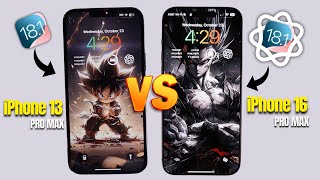 SALE iOS 181 iPhone 16 Pro Max vs iPhone 13 Pro Max DIFERENCIAS [upl. by Relyuhcs]