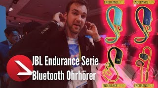 JBL Ohrhörer nun auch für Schwimmer  JBL Endurance Serie erster Eindruck [upl. by Llerahc581]