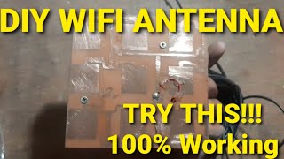 DIY WIFI ANTENNA  WORKINGWATCH TILL THE END  ☆☆☆☆☆ [upl. by Winni806]