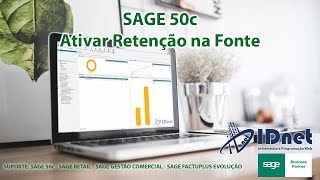 Manual Sage 50c  Ativar Retenção na Fonte [upl. by Marylee]