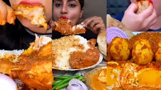 MUKBANGERS SPICE STELLA LISH ASHIFA ASMR  ASMR DESI FOOD COMPILATION [upl. by Novelia]