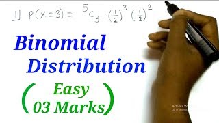 Binomial Distribution  Probability  Mathematics  0304 Marks  HSC12th Science Commerce amp Arts [upl. by Anived169]