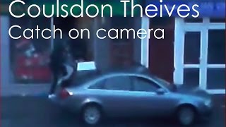 Thieves caught on camera robbing shop [upl. by Vladimir184]