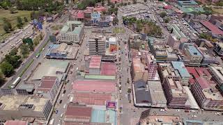 Nakuru city Aerial Drone footage Microdrone Pictures [upl. by Airahcaz]