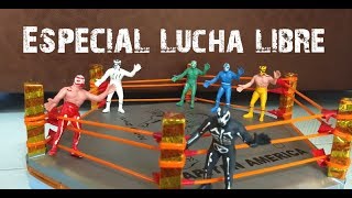 Luchadores de Juguete BOOTLEG MEXICANO En Acción [upl. by Eceerehs]