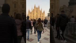 WALKING IN MILAN ITALY shorts duomomilano milan [upl. by Quitt]