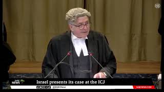 SAIsrael ICJ case  Christopher Staker KC [upl. by Oakie147]