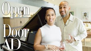 Inside Alicia Keys amp Swizz Beatz’s Oceanside Mansion  Open Door  Architectural Digest [upl. by Thomasa135]