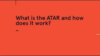 How is the ATAR calculated [upl. by Ahsinrat569]