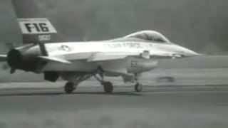 Demonstratie F16 opvolger van de Starfighter 1975 [upl. by Jodoin]