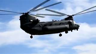 Chinook Drops Off Cadets [upl. by Norab]