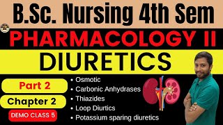 Chapter 2  Diuretics  Drug used in Urinary System  BSc Nursing 4th Sem  PHARMACOLOGY 2 [upl. by Prader]