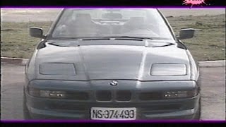 BMW 850i Serbian review 1995 [upl. by Anerb863]