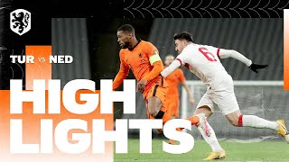 Highlights Turkije  Nederland 24032021 WKkwalificatie [upl. by Tol665]