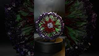 A Dark Flower Bloom in our Colossal Crystal Edge Mold resinart resintutorial resintray [upl. by Oram]