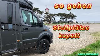 Schönster Wohnmobil Stellplatz Dänemarks vor dem AUS ❓ Warum ❓ Ostsee Tour mit dem Camper Van 🇩🇰❤️ [upl. by Casimir35]