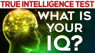 What is your IQ Test your TRUE intelligence [upl. by Sucramat777]