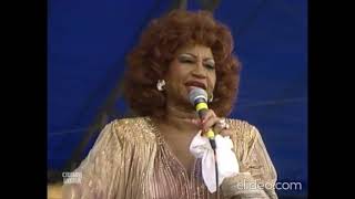 Bemba colora  Celia Cruz con Tito Puente orquesta en vivo USA [upl. by Lrae]