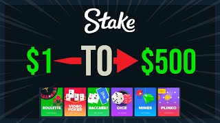 The 1 TO 500 Stake Challenge SUCCESS [upl. by Florin851]