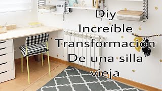 DIY De silla barata a SILLA DE DISEÑO [upl. by Akinoj]