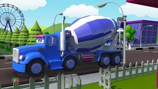 Misturador de cimento  carro de brinquedo  vídeo infantil  Cement Mixer  Kids Tube Português [upl. by Staci139]