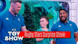 Irish rugby stars epic Toy Show surprise  The Late Late Toy Show [upl. by Notsuh512]