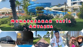 MUHAFAZAKAR Alkolsüz TATİL  RİZOM BEACH HOTEL TURU  ANTALYA KUMLUCA  TÜRKİYE  فنادق إسلامية [upl. by Denae435]