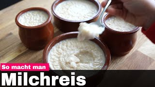 Wie macht man Milchreis milchreis rezept einfach Video [upl. by Ahsien338]