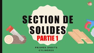 ✂️ SECTION DE SOLIDES PARTIE 1 🔪 PRISMES DROITS ET CYLINDRES 🖍️  🧮 MATHS CYCLE 4 TROISIÈME [upl. by Aivila]