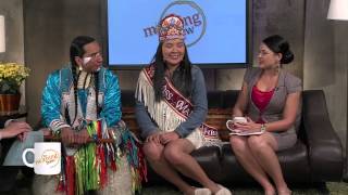 Larry Yazzie amp Laryn Oakes talk dancing for Gathering of Nations [upl. by Tavish]