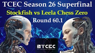 TCEC Season 26  Superfinal  Stockfish dev20240513 vs LC Zero 031dag5350a2e  Round 601 [upl. by Lettig]