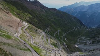 This is the Stelvio Pass  Stilfser Joch right at the swiss border motoswitzerland stelviopass [upl. by Idham]