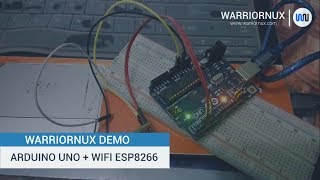 DEMO  Komunikasi Arduino menggunakan modul WiFi ESP8266 [upl. by Iral479]