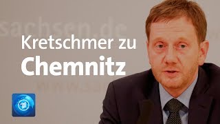 Chemnitz Kretschmer verurteilt rechte Gewalt [upl. by Palmer301]