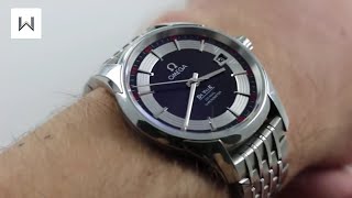 Omega De Ville Hour Vision CoAxial 43130412101001 Luxury Watch Review [upl. by Lrad]