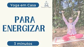 Yoga em Casa  Para renovar as energias durante o dia [upl. by Dlanger]