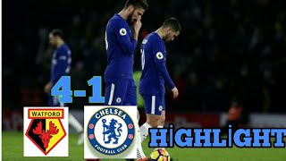 WATFORD vs CHELSEA 41 hasil Liga İnggris Tadi Malam All Goal and Highlight 622018 [upl. by Azitram872]