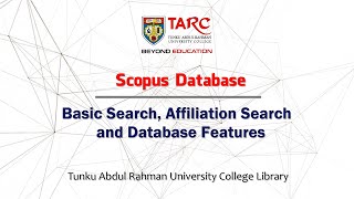 Scopus Database [upl. by Odlaumor]