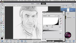 Creating a realistic Sketch effect in Elements and Photoshop [upl. by Boggs359]