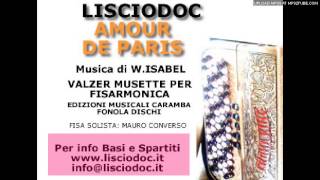 AMOUR DE PARIS  FISARMONICA AMOR DI PARIGI  ACCORDEON ACCORDION VALZER MUSETTE PER FISARMONICA [upl. by Soll]