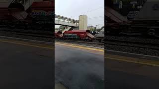 Freightliner 66516 Passing Newbury 141024 [upl. by Eema]