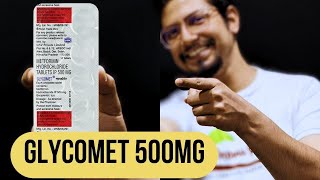 Glycomet 500 mg tablet uses in Hindi  glycomet side effects  Metformin side effects [upl. by Eidahs]