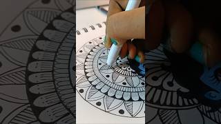 Lord Krishna Mandala Art Drawing ❤️ shorts youtubeshorts viralvideo [upl. by Eidahs945]