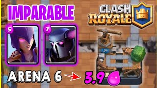 MEJOR MAZO Para ARENA 6 Sin LEGENDARIAS CLASH ROYALE 2021🚀 Deck Arena 6👑 [upl. by Htaras]