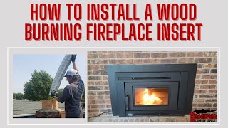 Wood Fireplace Insert Installation Overview by Rockford Chimney Supply [upl. by Cowen151]