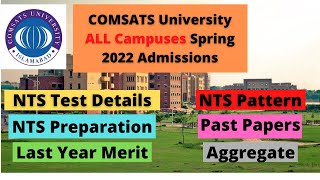 COMSATS University Admissions Spring 2022  How To Prepare NTS Test  Past Papers [upl. by Ennadroj]