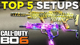 TOP 5 META SMG LOADOUTS in BLACK OPS 6 👑 BO6 Best Class Setups After Season 1 Update Warzone [upl. by Anuahs]