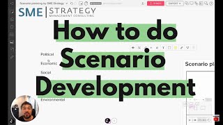 What is the scenario planning process in a strategic plan  How to do scenario development [upl. by Assyl742]