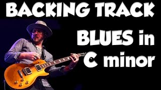 BLUES IN Cm Guitar BACKING TRACK Jam in cm [upl. by Gati]